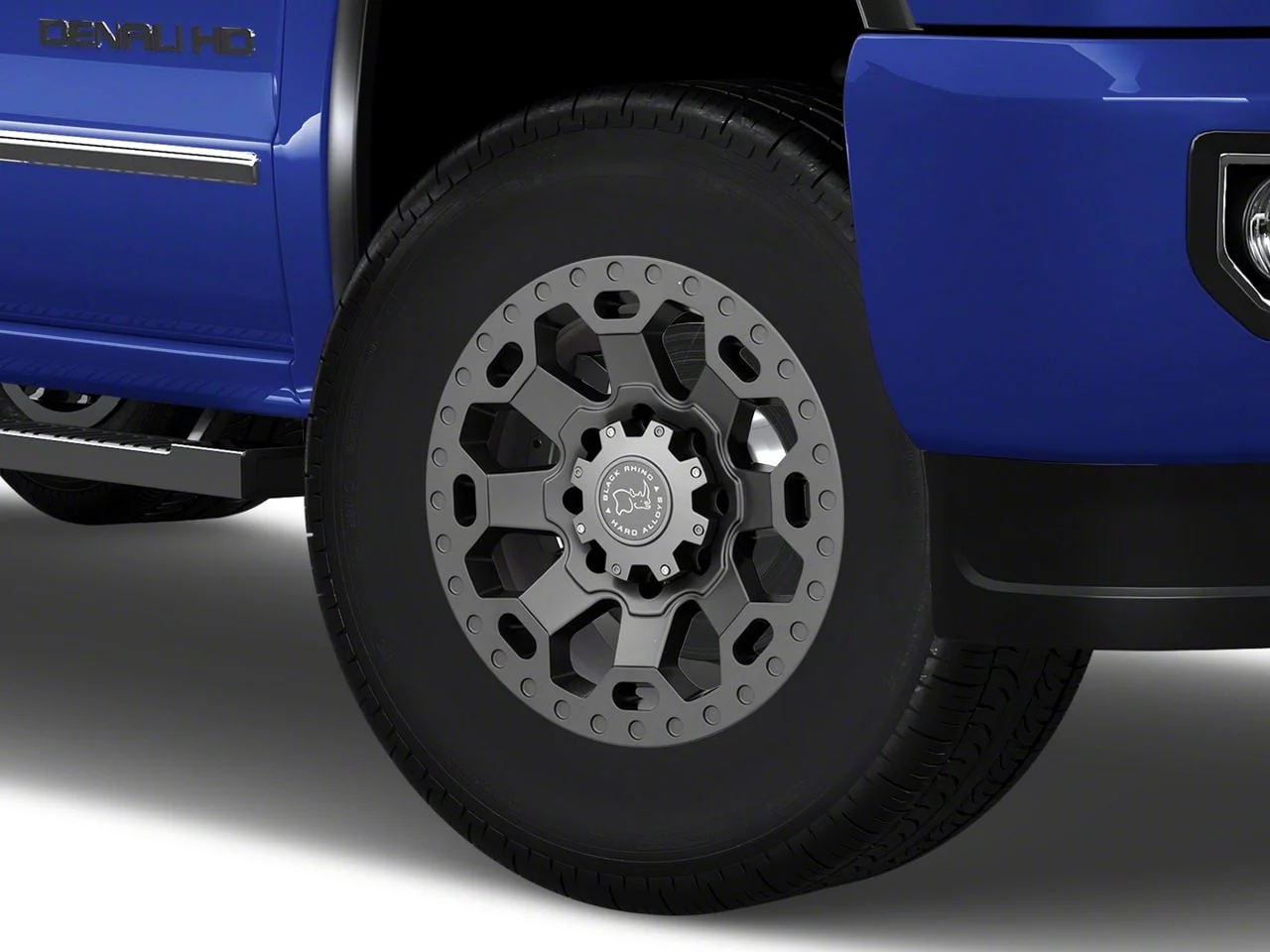 Black Rhino Warlord Matte Gunmetal 8-Lug Wheel; 18x9; -12mm Offset (15-19 Sierra 3500 HD SRW)