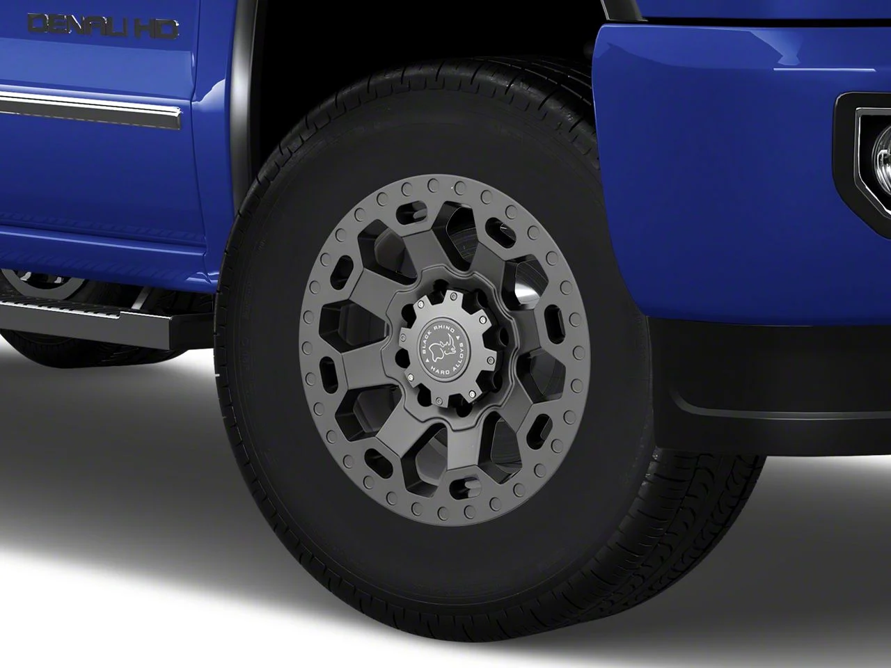 Black Rhino Warlord Matte Gunmetal 8-Lug Wheel; 18x9; 12mm Offset (15-19 Sierra 3500 HD SRW)