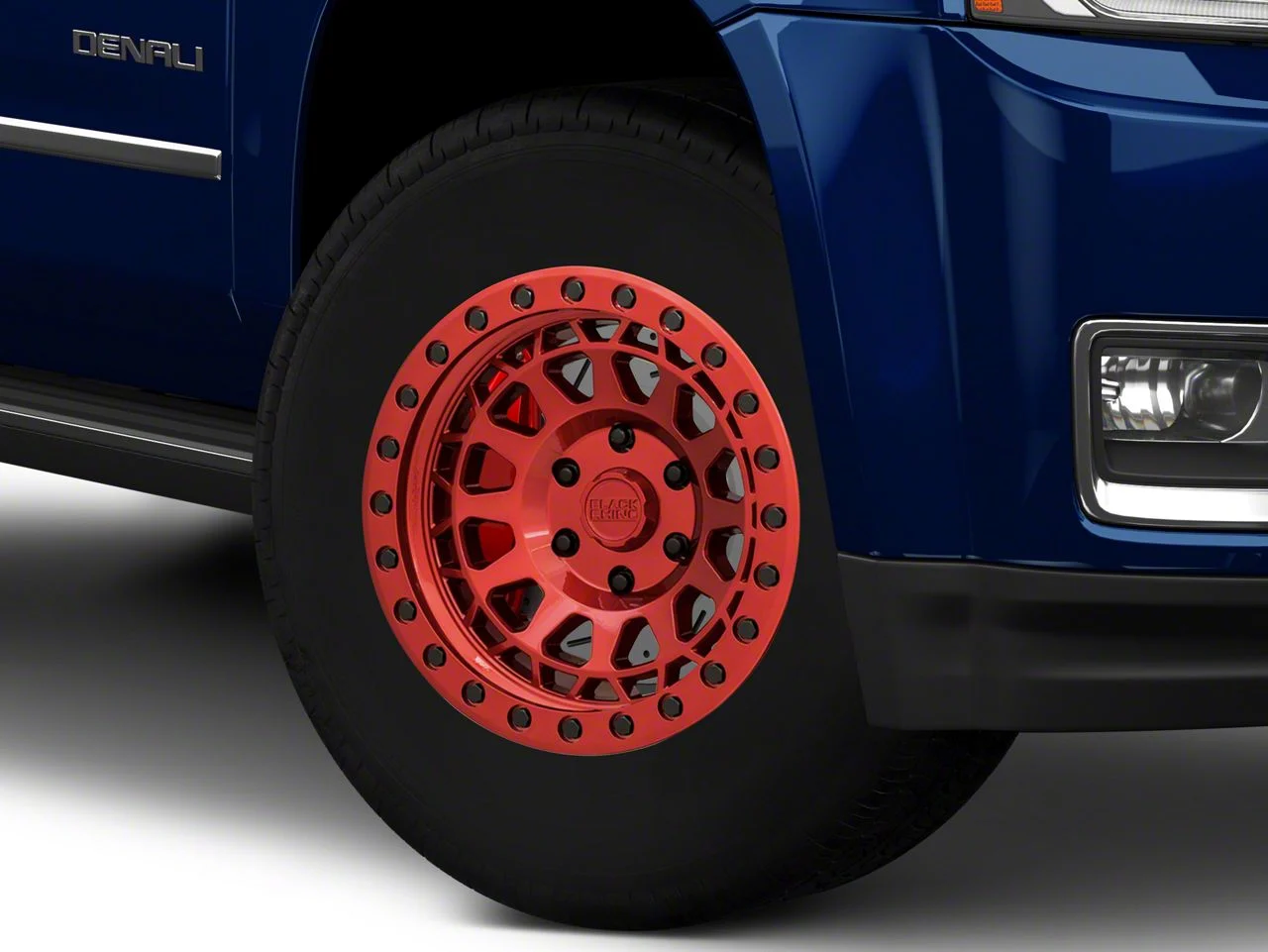 Black Rhino Primm Candy Red with Black Bolts 6-Lug Wheel; 17x9; 0mm Offset (15-20 Yukon)