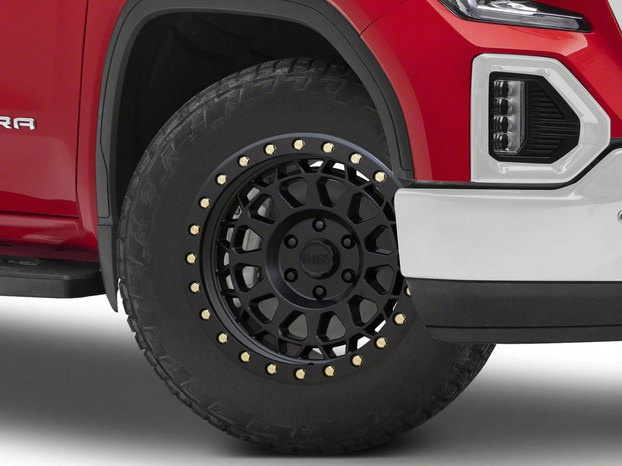 Black Rhino Primm Matte Black with Brass Bolts 6-Lug Wheel; 20x9.5; 12mm Offset (19-26 Sierra 1500)