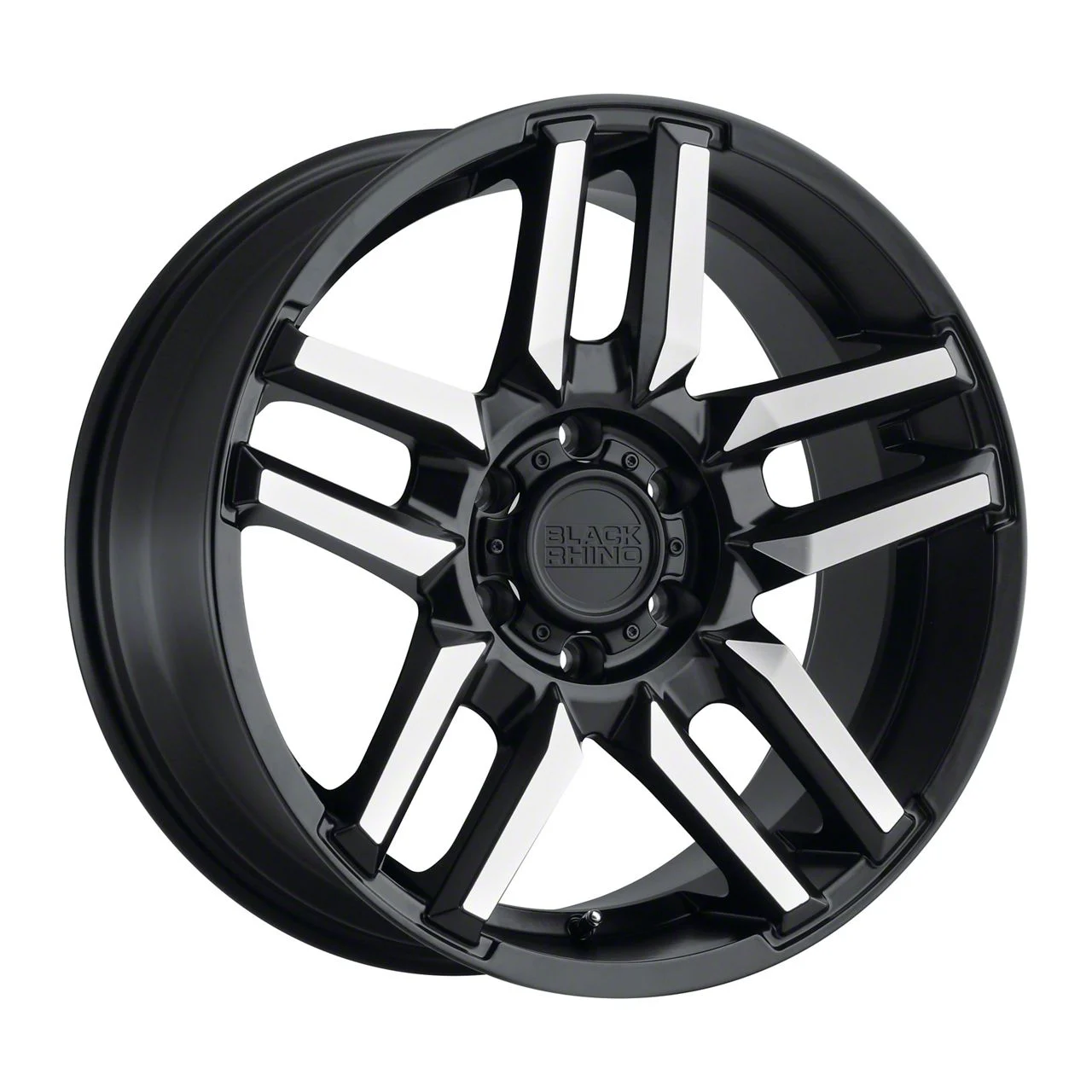 Black Rhino Mesa Matte Black Machined 5-Lug Wheel; 20x9; 2mm Offset (02-08 RAM 1500, Excluding Mega Cab)
