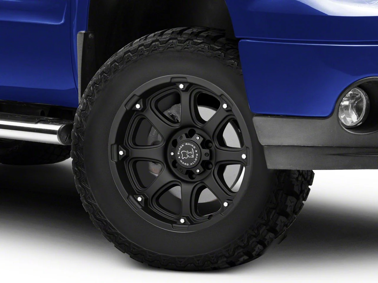 Black Rhino Glamis Matte Black 6-Lug Wheel; 18x9; -12mm Offset (07-13 Sierra 1500)