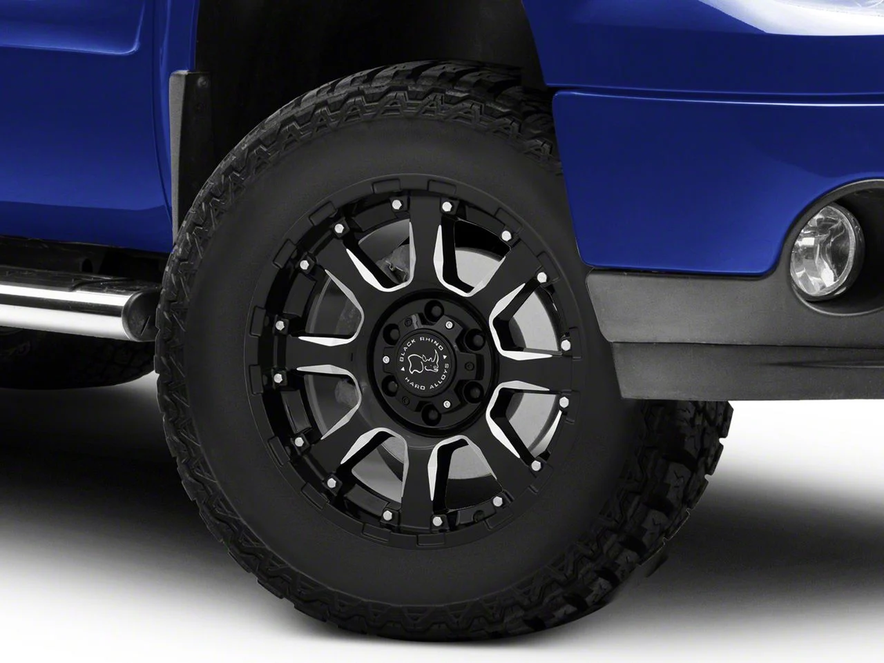 Black Rhino Sierra Gloss Black Milled 6-Lug Wheel; 18x9; 12mm Offset (07-13 Sierra 1500)