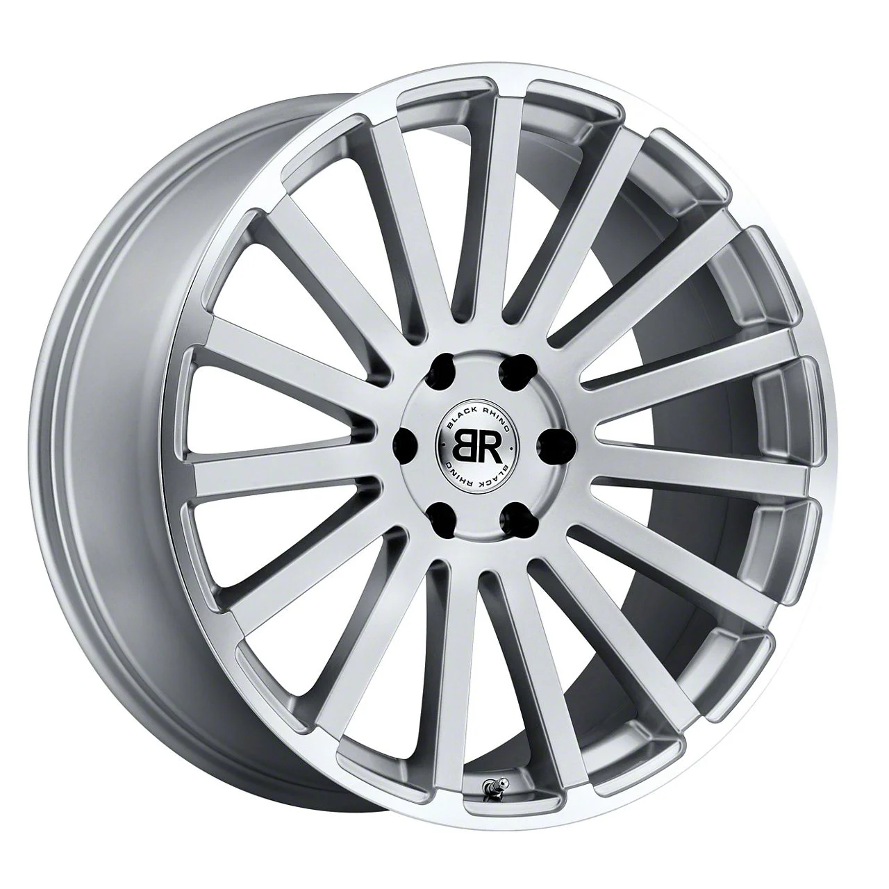 Black Rhino Spear Silver 6-Lug Wheel; 20x9; 0mm Offset (07-13 Sierra 1500)