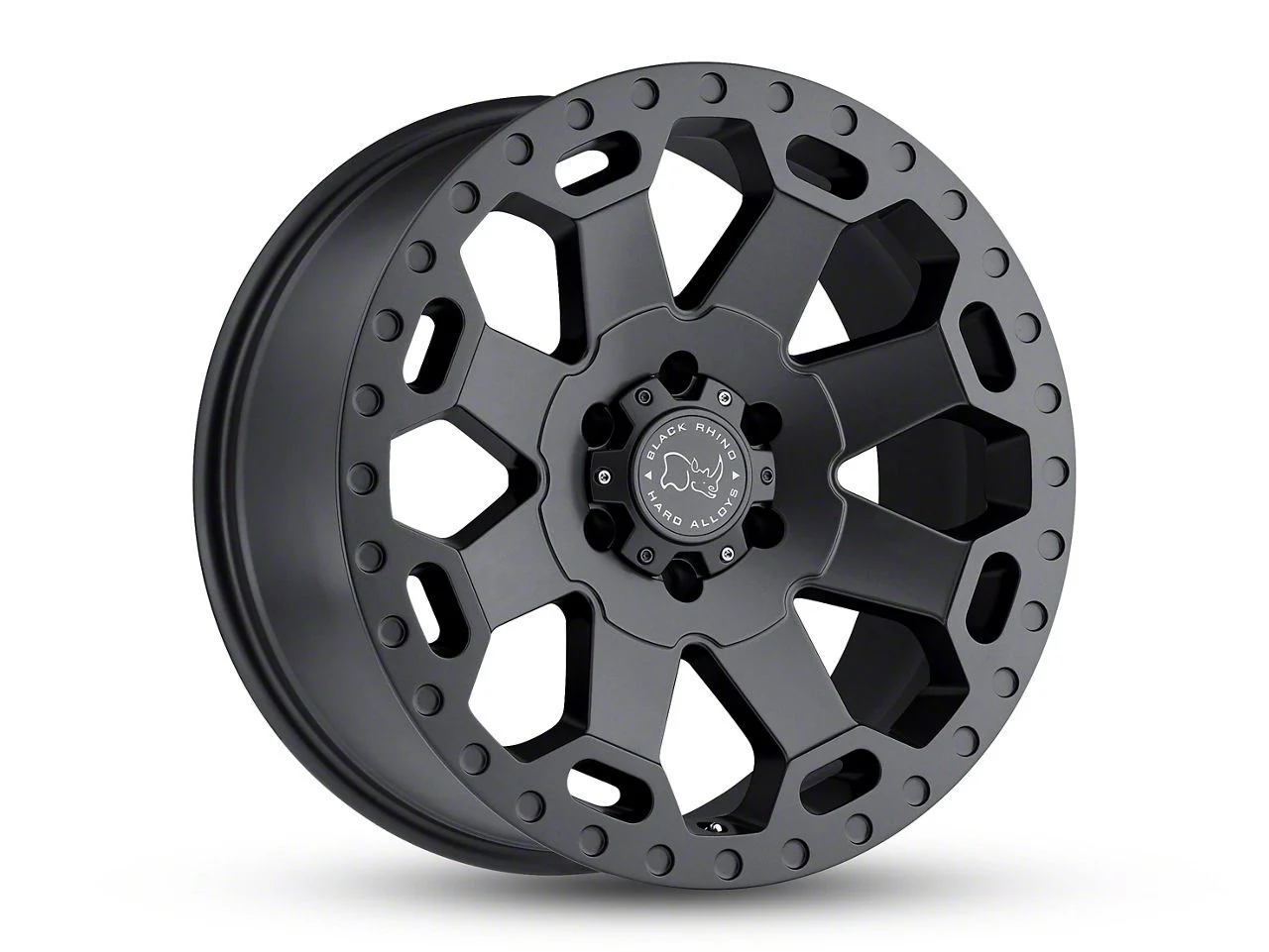 Black Rhino Warlord Matte Gunmetal 6-Lug Wheel; 17x9; -12mm Offset (07-13 Sierra 1500)