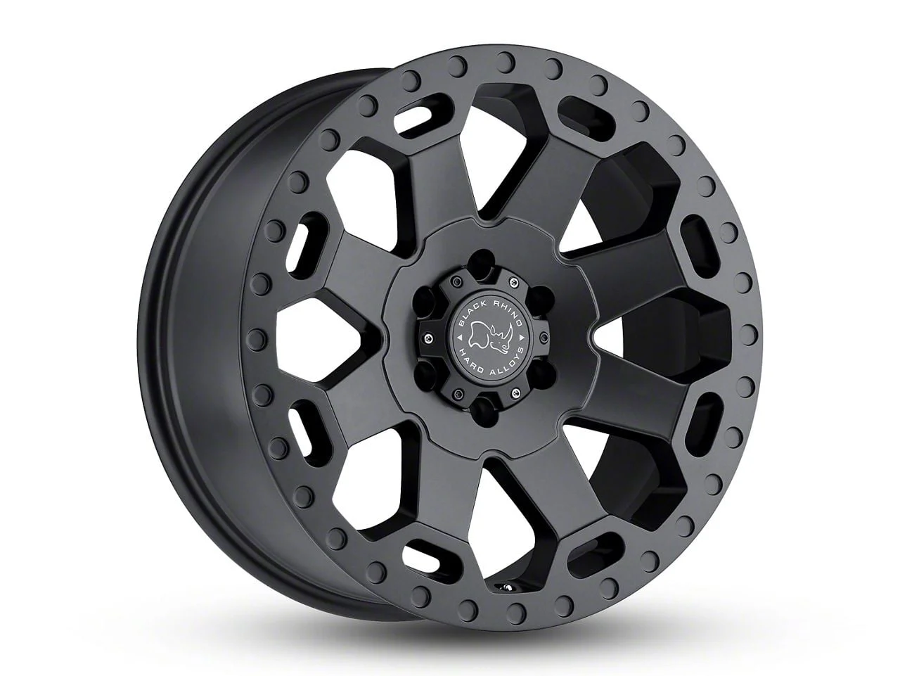 Black Rhino Warlord Matte Gunmetal 6-Lug Wheel; 18x9; -12mm Offset (07-13 Sierra 1500)