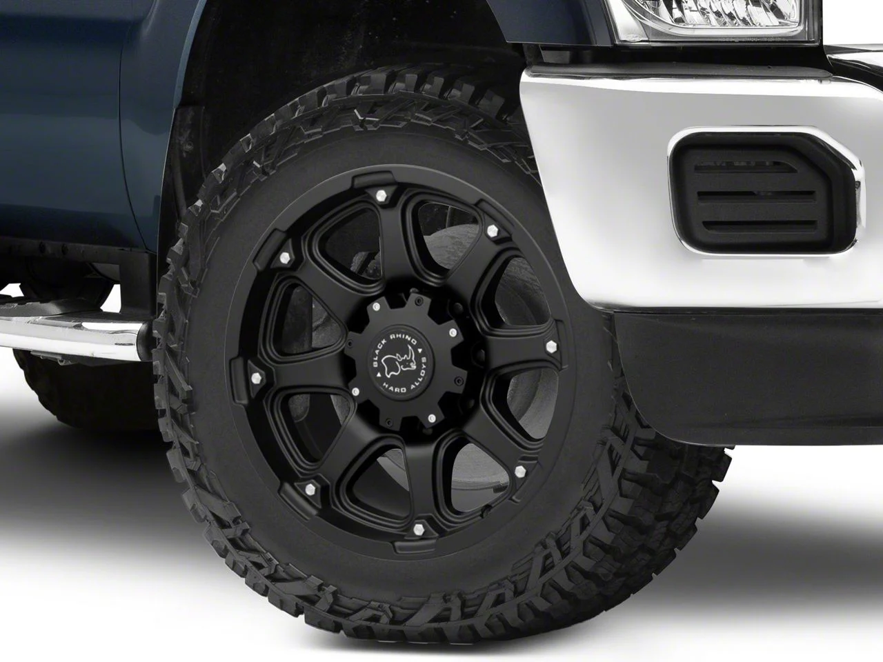 Black Rhino Glamis Matte Black 8-Lug Wheel; 20x9; -12mm Offset (11-16 F-250 Super Duty)