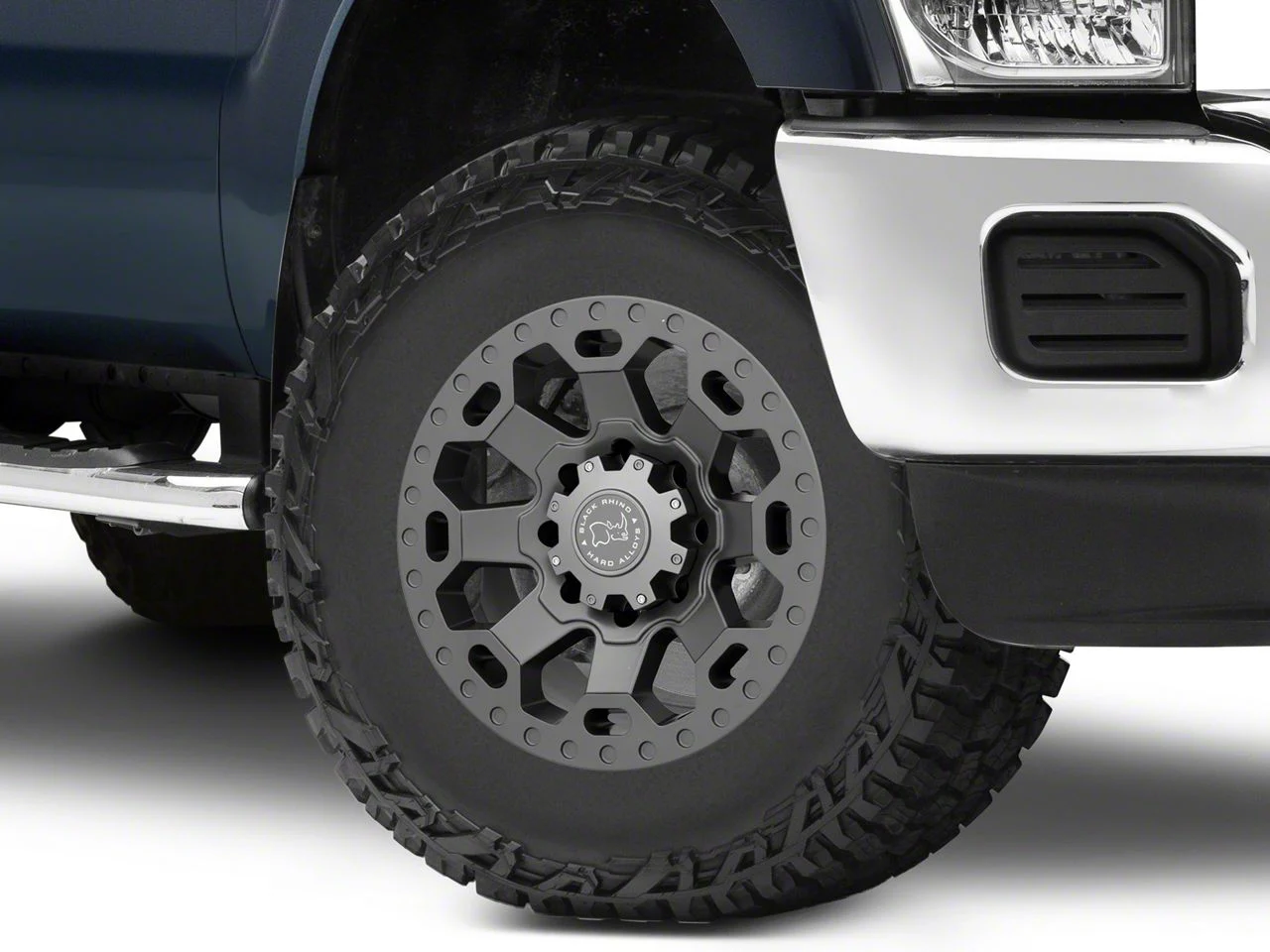 Black Rhino Warlord Matte Gunmetal 8-Lug Wheel; 17x9; -12mm Offset (11-16 F-250 Super Duty)