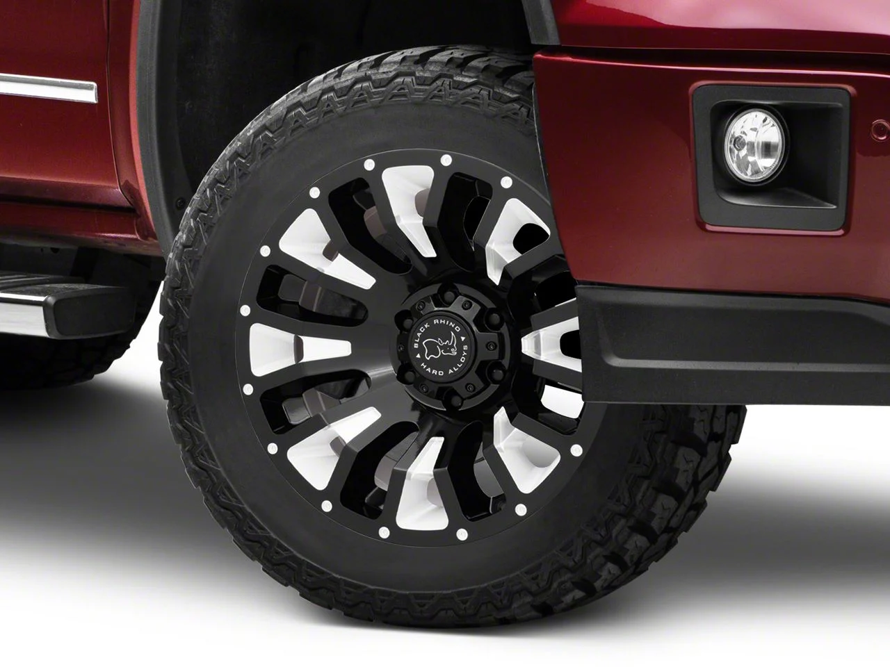 Black Rhino Pinatubo Gloss Black Milled 6-Lug Wheel; 20x9.5; 6mm Offset (14-18 Sierra 1500)