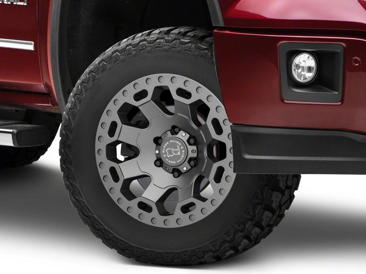Black Rhino Warlord Matte Gunmetal 6-Lug Wheel; 18x9; -12mm Offset (14-18 Sierra 1500)