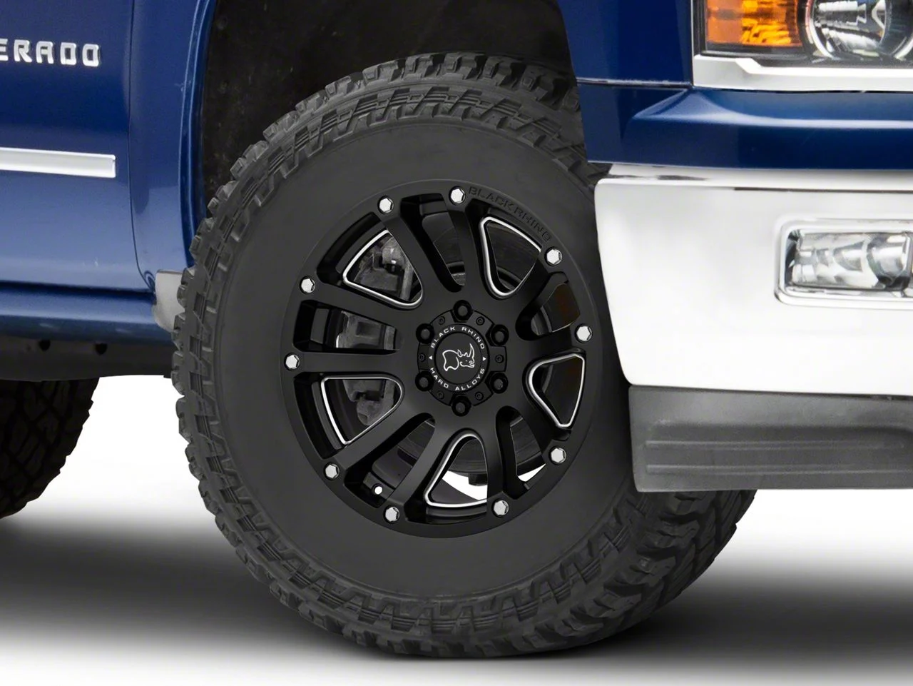 Black Rhino Highland Matte Black 6-Lug Wheel; 18x9.5; -12mm Offset (14-18 Silverado 1500)