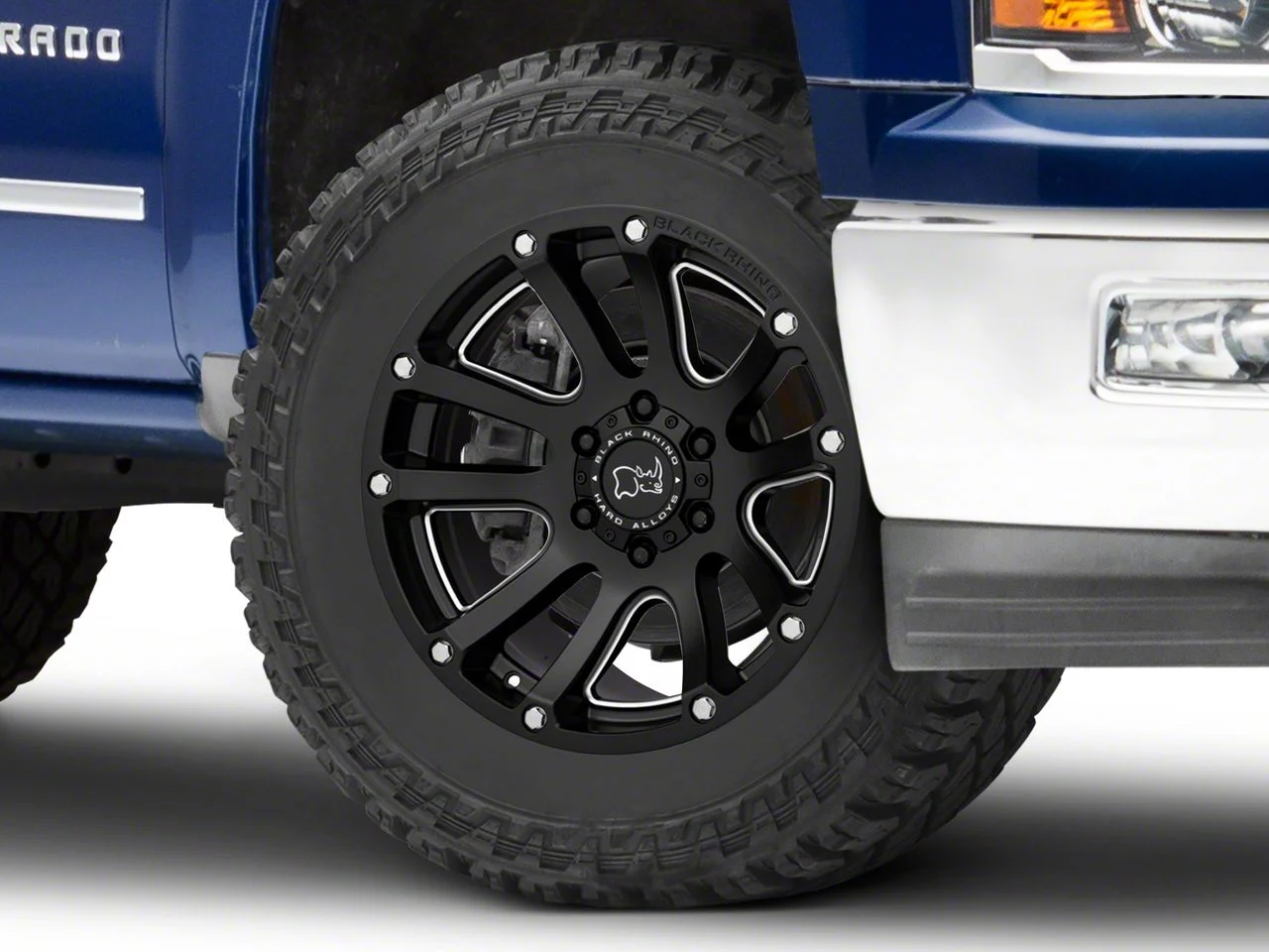 Black Rhino Highland Matte Black 6-Lug Wheel; 20x9.5; 12mm Offset (14-18 Silverado 1500)