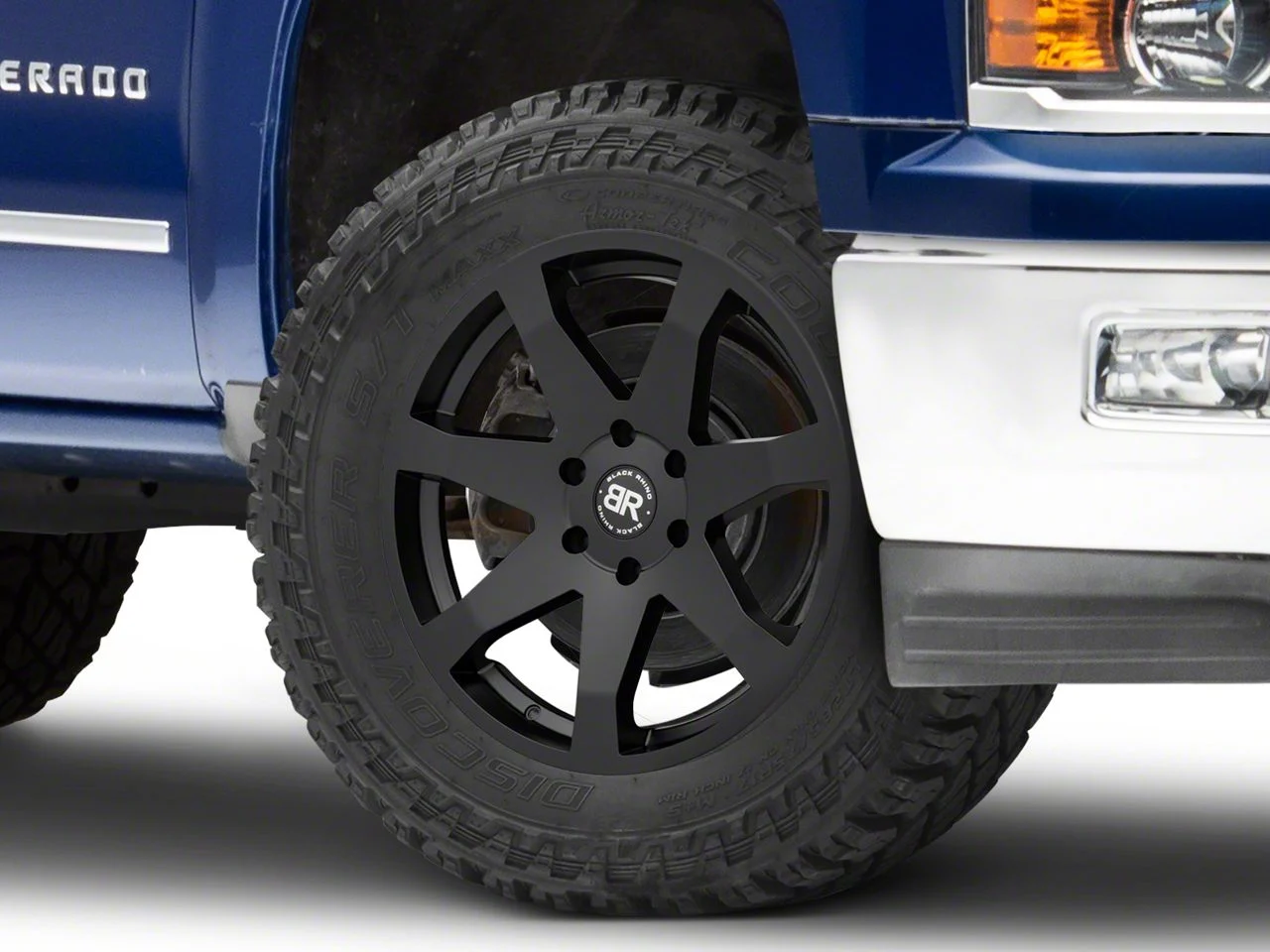 Black Rhino Mozambique Matte Black 6-Lug Wheel; 20x8.5; 45mm Offset (14-18 Silverado 1500)