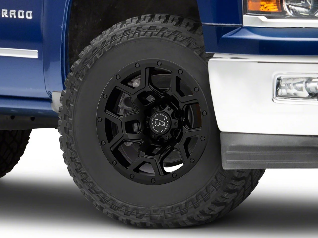 Black Rhino Overland Matte Black 6-Lug Wheel; 18x9.5; 6mm Offset (14-18 Silverado 1500)