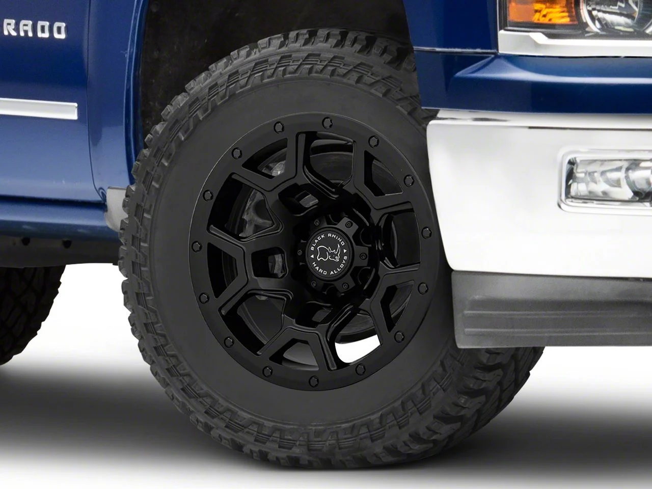 Black Rhino Overland Matte Black 6-Lug Wheel; 20x9.5; 6mm Offset (14-18 Silverado 1500)