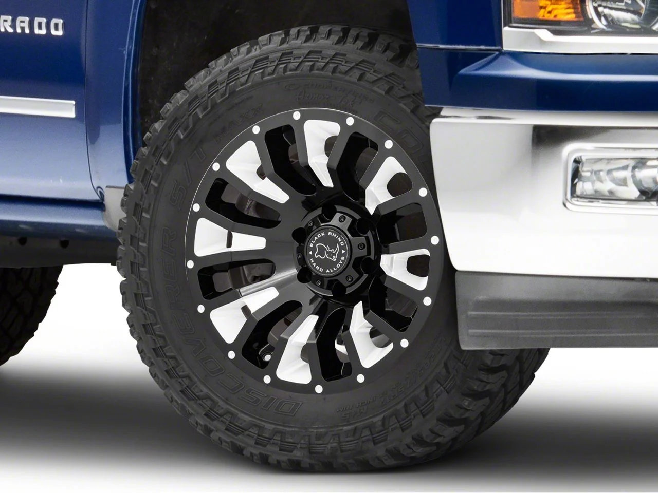 Black Rhino Pinatubo Gloss Black Milled 6-Lug Wheel; 20x9.5; -18mm Offset (14-18 Silverado 1500)