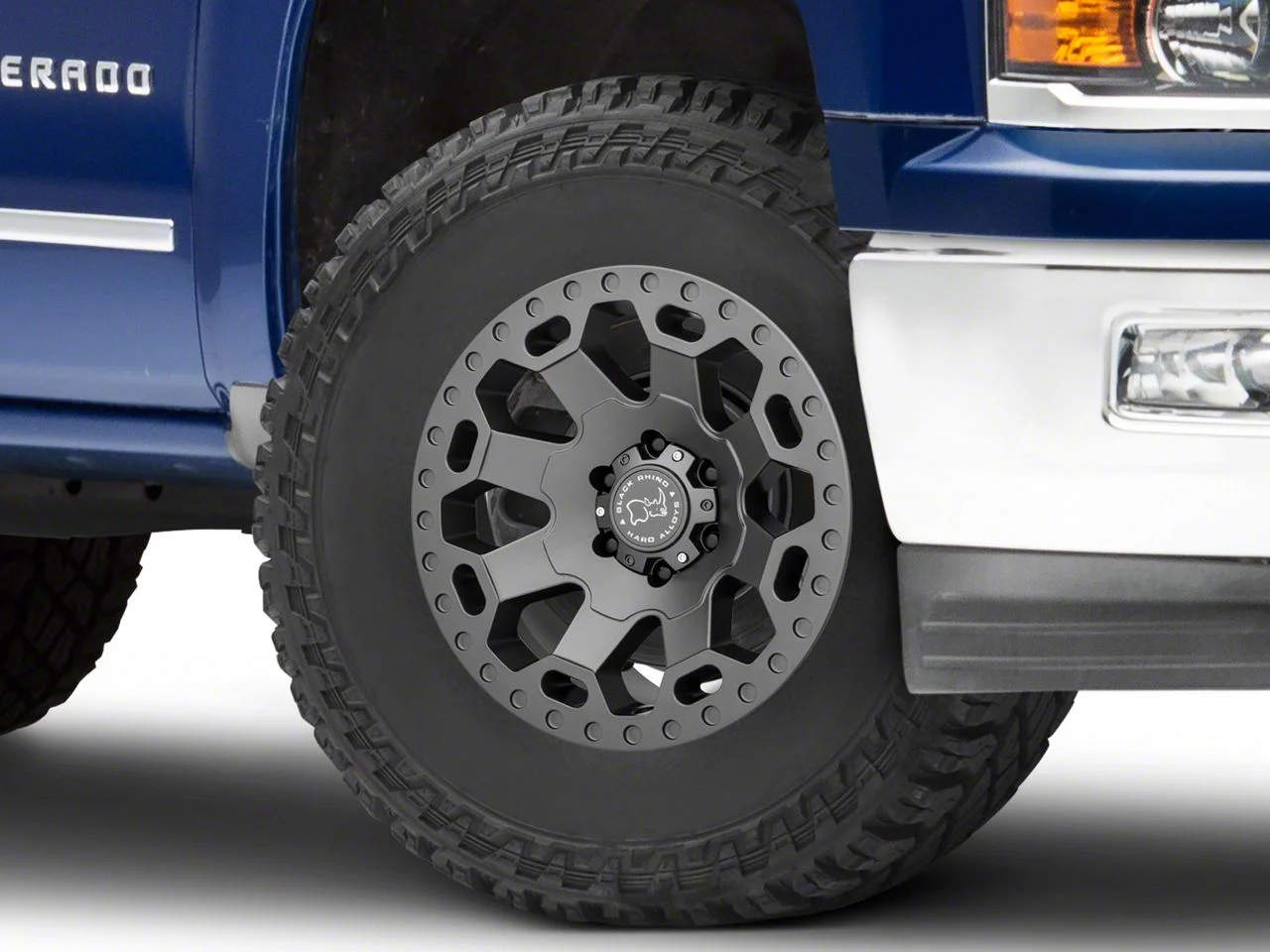 Black Rhino Warlord Matte Gunmetal 6-Lug Wheel; 17x9; -12mm Offset (14-18 Silverado 1500)