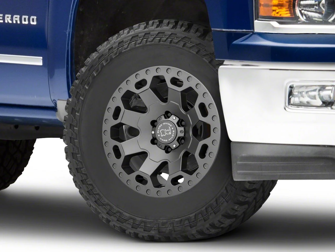 Black Rhino Warlord Matte Gunmetal 6-Lug Wheel; 18x9; 12mm Offset (14-18 Silverado 1500)