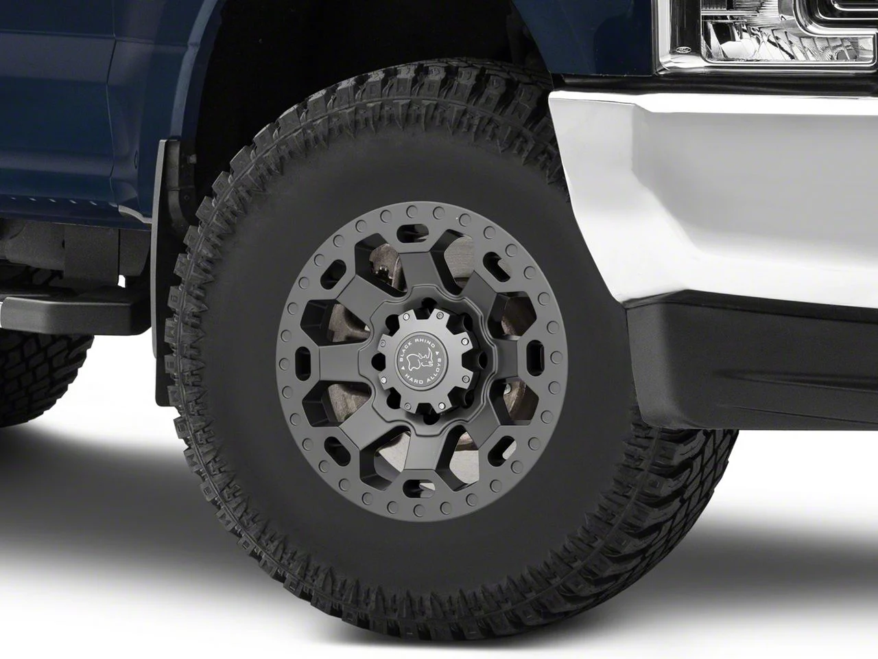 Black Rhino Warlord Matte Gunmetal 8-Lug Wheel; 17x9; 12mm Offset (17-22 F-250 Super Duty)
