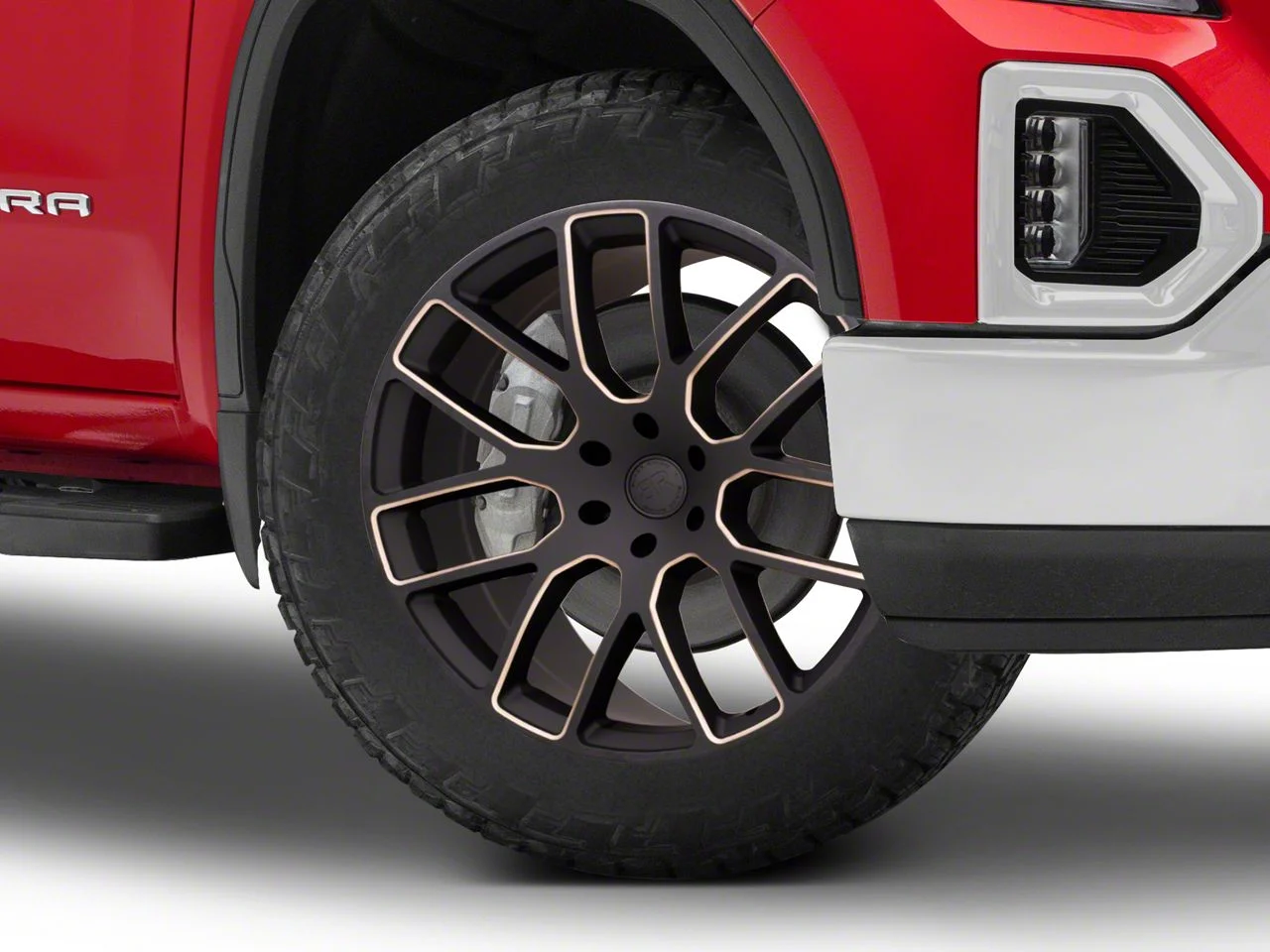Black Rhino Kunene Matte Black Dart Tint Milled 6-Lug Wheel; 22x9.5; 25mm Offset (19-26 Sierra 1500)