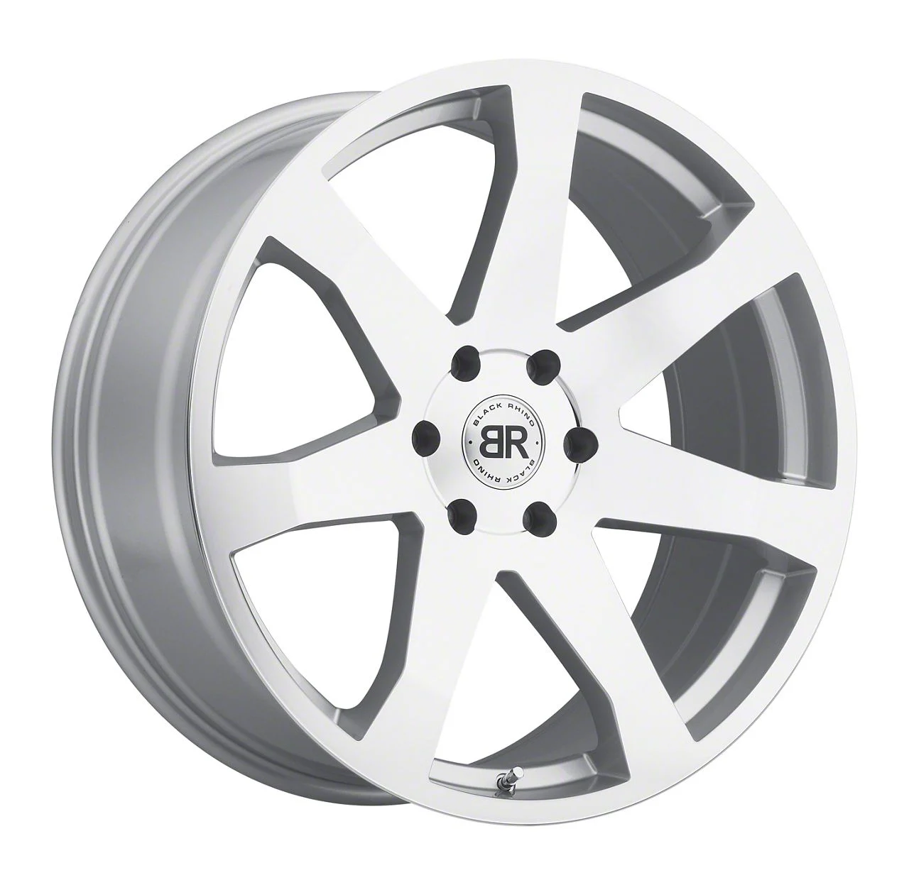 Black Rhino Mozambique Silver 6-Lug Wheel; 18x8.5; 0mm Offset (19-26 Sierra 1500)