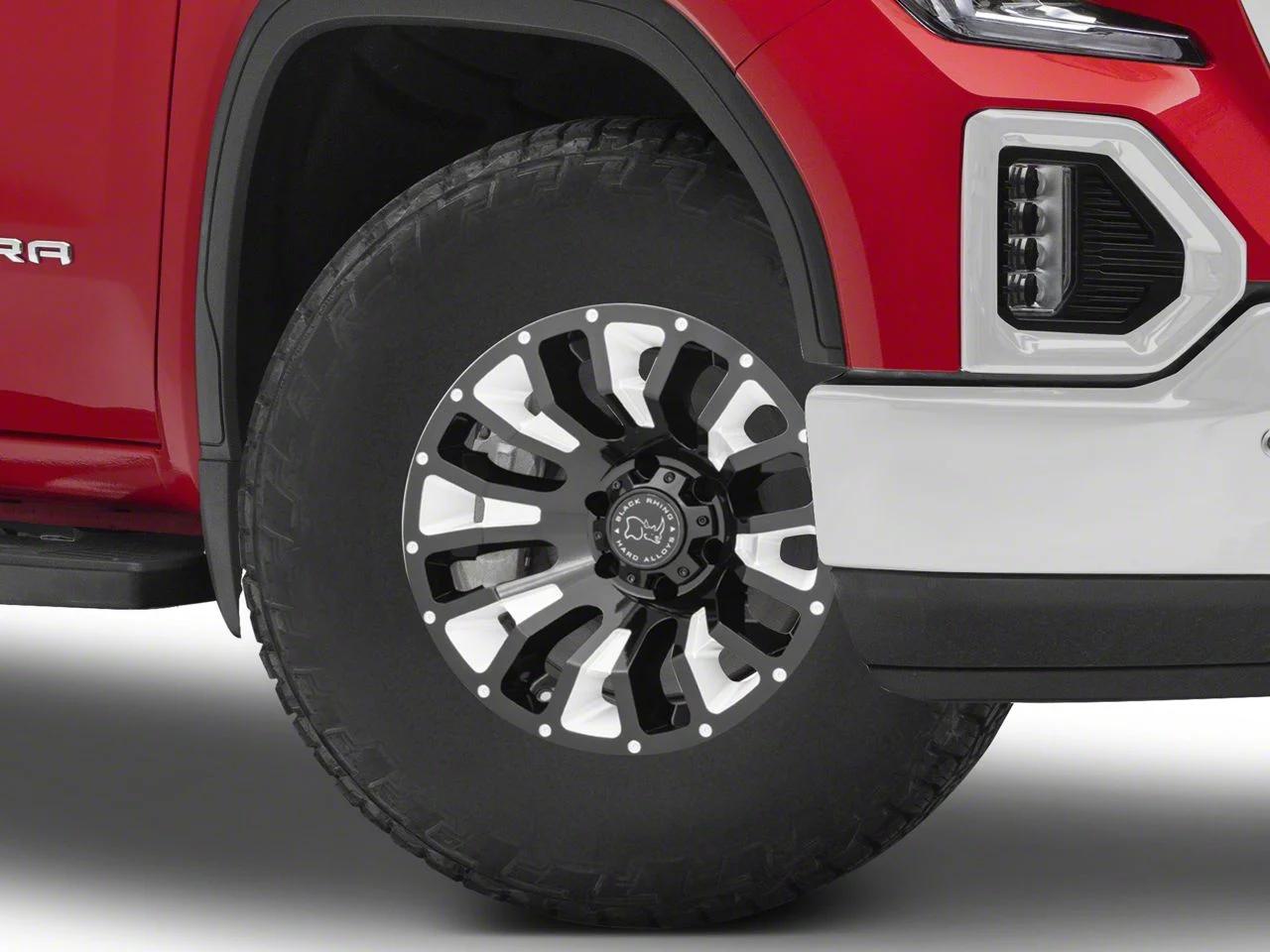 Black Rhino Pinatubo Gloss Black Milled 6-Lug Wheel; 17x9.5; -18mm Offset (19-26 Sierra 1500)