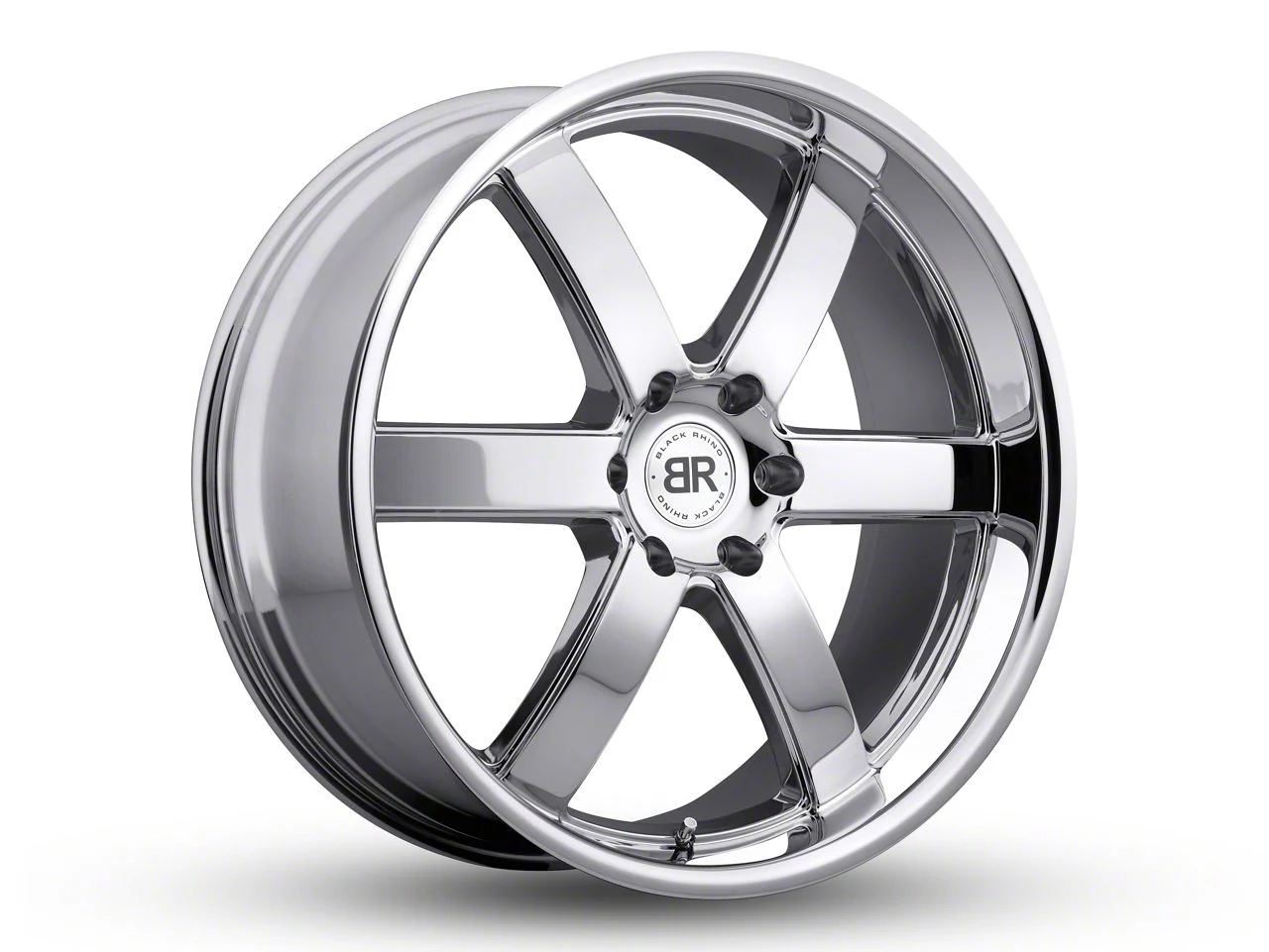 Black Rhino Pondora Chrome 6-Lug Wheel; 20x8.5; 18mm Offset (19-26 Sierra 1500)