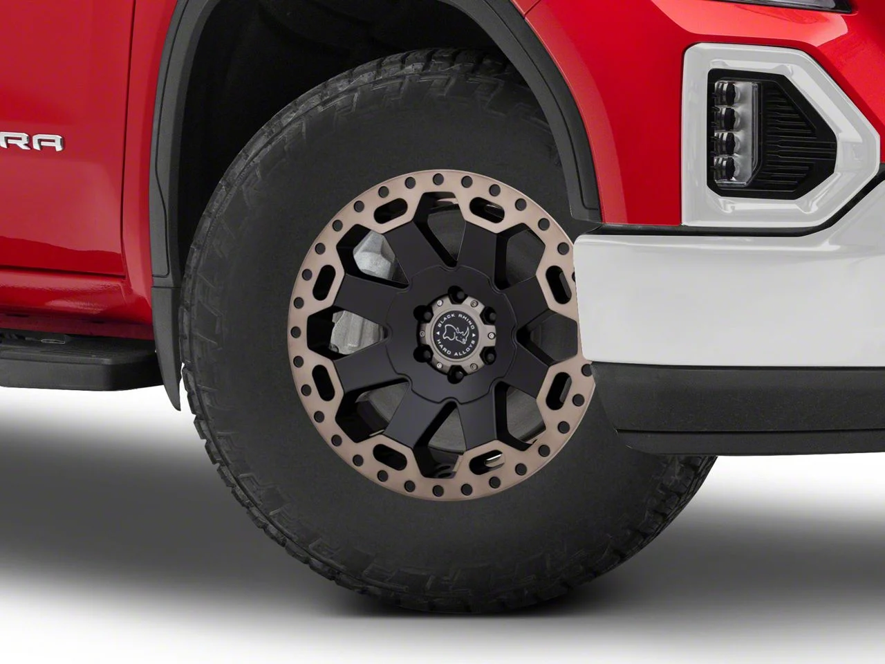 Black Rhino Warlord Matte Black with Machined Dark Tint Lip 6-Lug Wheel; 18x9; -12mm Offset (19-26 Sierra 1500)