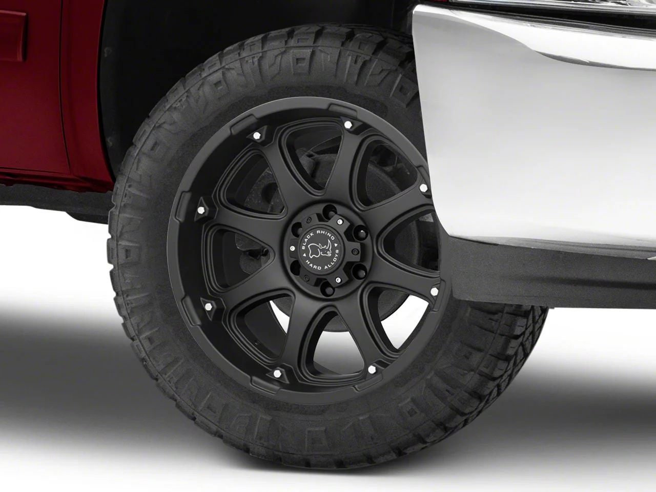 Black Rhino Glamis Matte Black 6-Lug Wheel; 20x12; -44mm Offset (07-13 Silverado 1500)