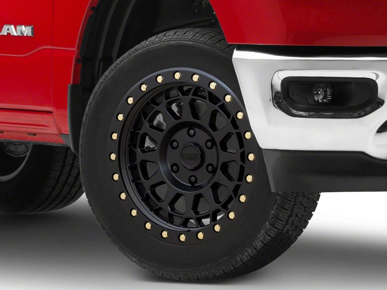 Black Rhino Primm Matte Black with Brass Bolts 6-Lug Wheel; 20x9.5; 12mm Offset (19-26 RAM 1500)