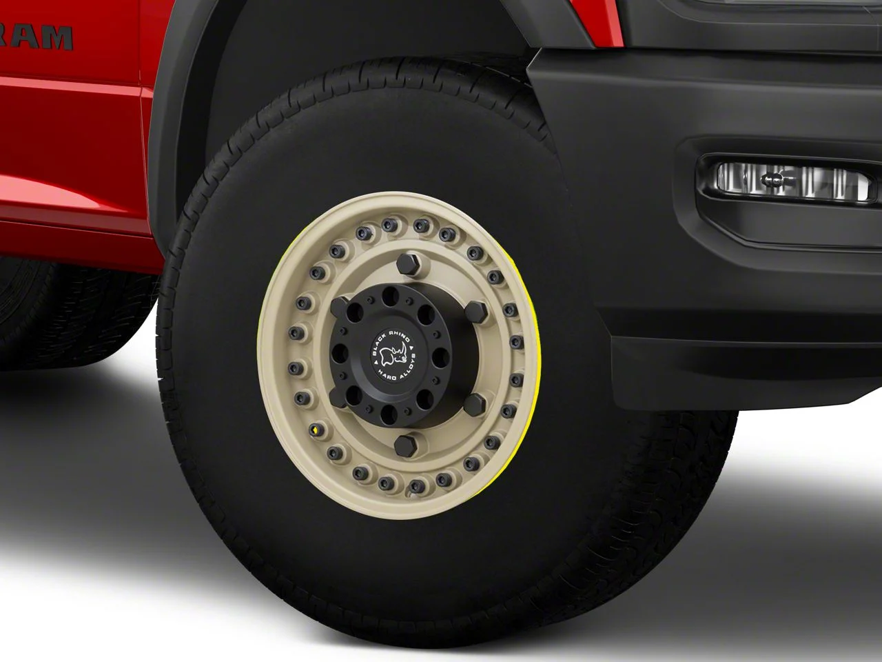 Black Rhino Armory Desert Sand 8-Lug Wheel; 17x9.5; 6mm Offset (19-26 RAM 3500 SRW)