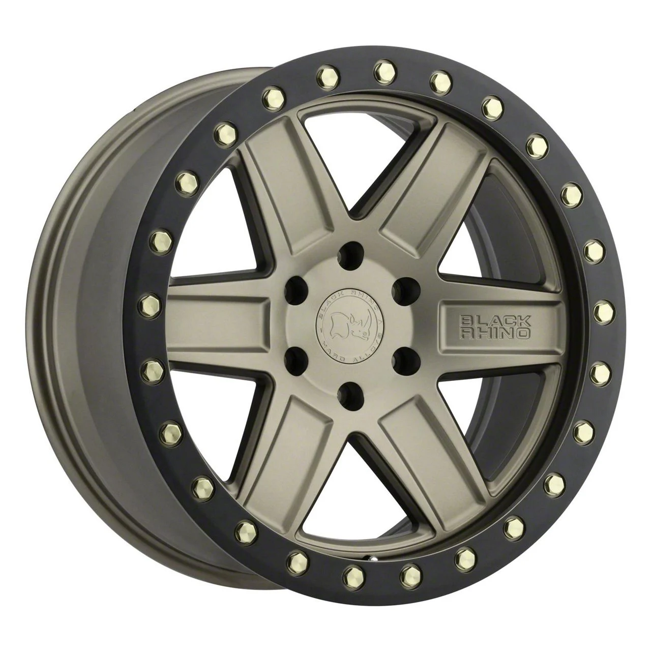 Black Rhino Attica Matte Bronze with Brass Bolts 6-Lug Wheel; 18x9.5; 12mm Offset (19-23 Ranger)