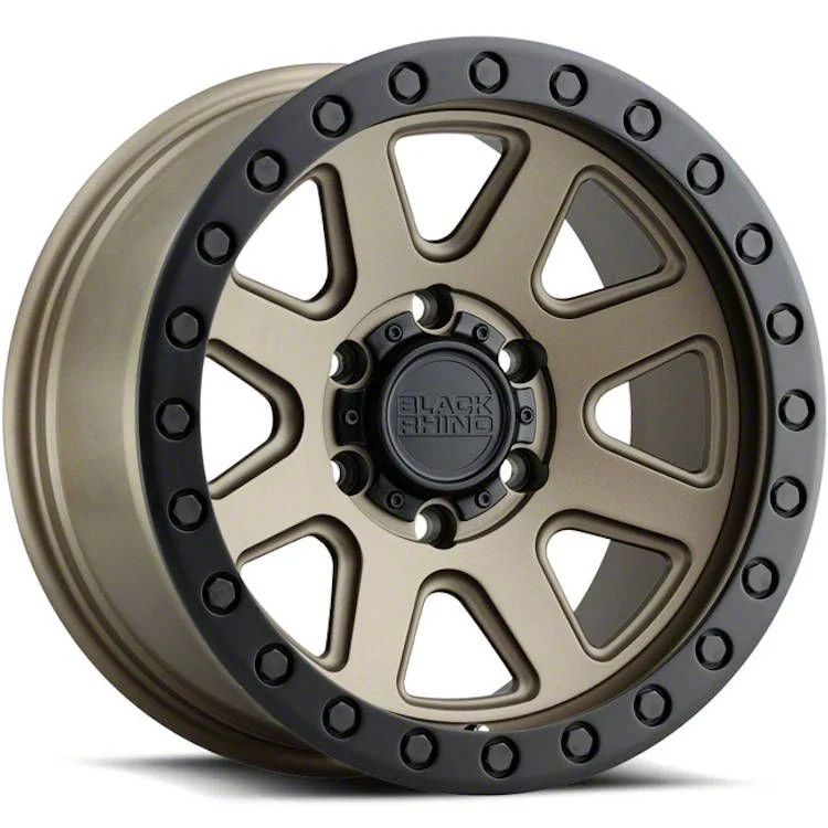 Black Rhino Baker Matte Bronze with Black Bolts 6-Lug Wheel; 17x8.5; 0mm Offset (19-26 Sierra 1500)
