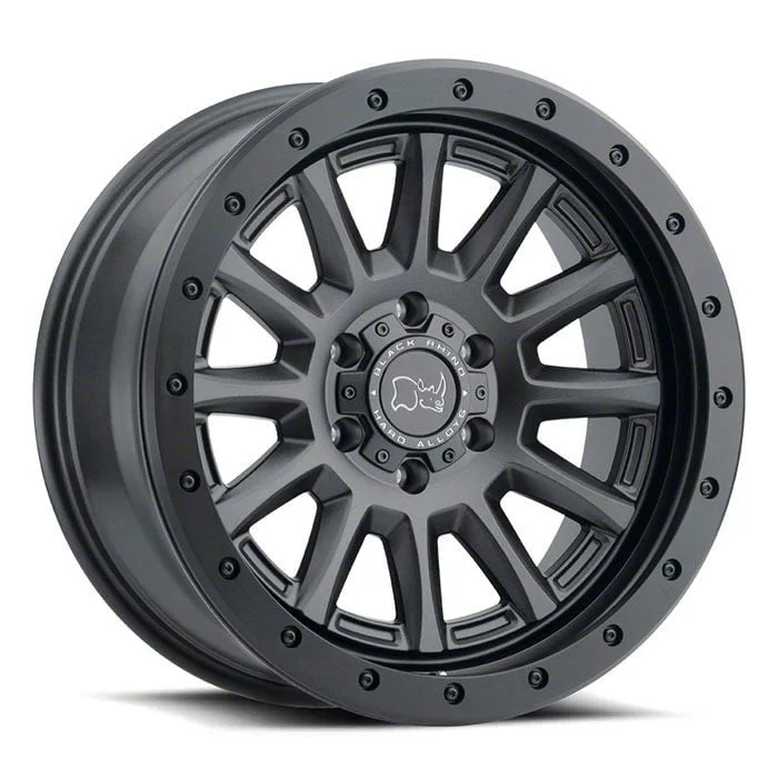 Black Rhino Dugger Gunblack 6-Lug Wheel; 17x8.5; 0mm Offset (19-26 Sierra 1500)