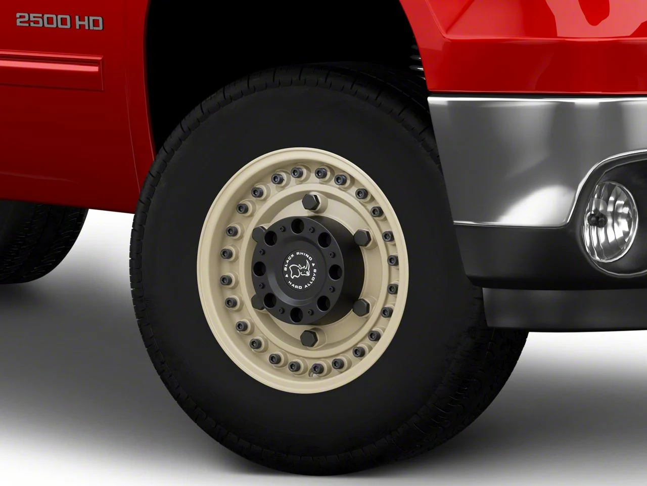Black Rhino Armory Desert Sand 8-Lug Wheel; 17x9.5; -18mm Offset (07-10 Sierra 2500 HD)