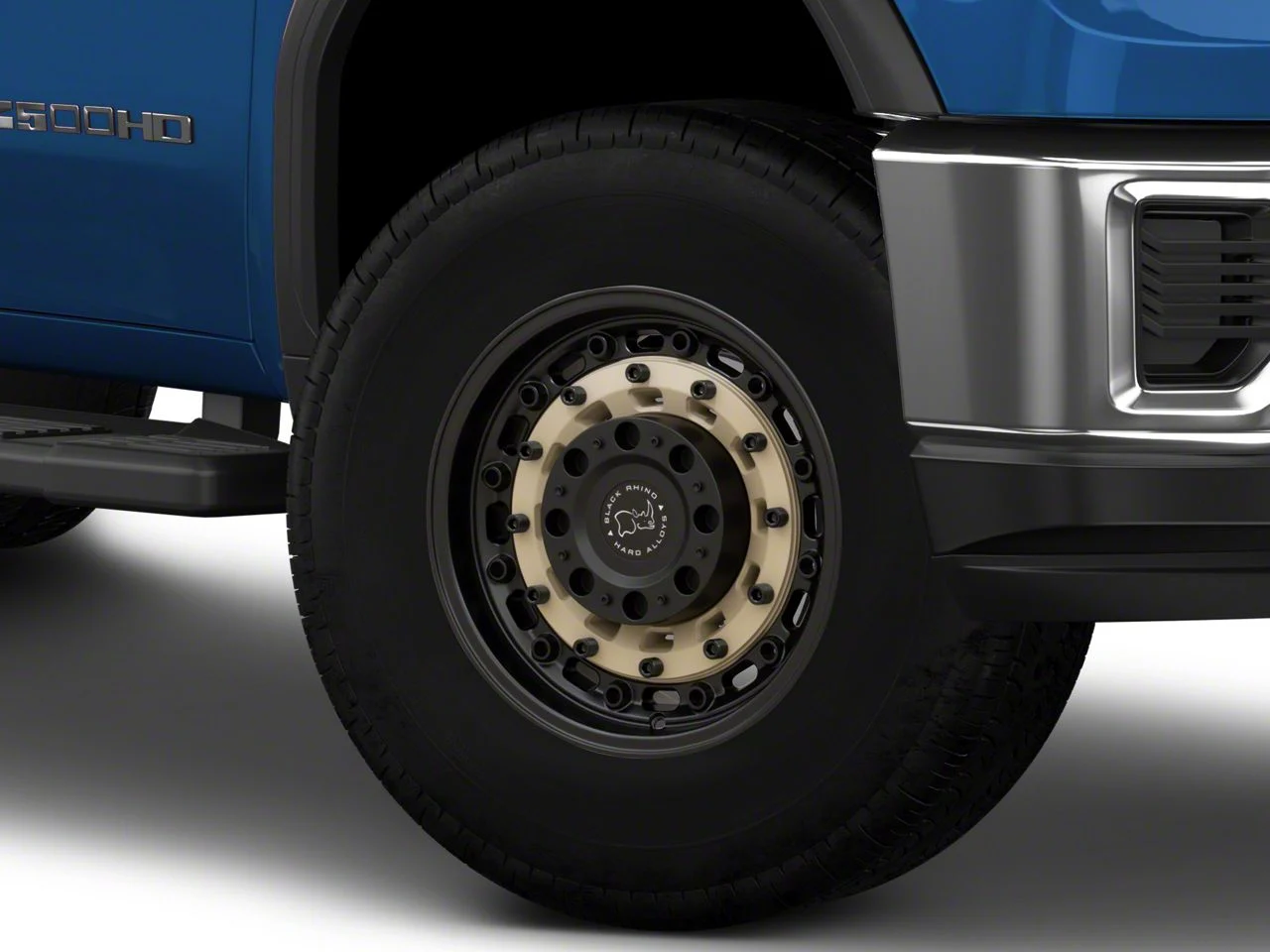 Black Rhino Arsenal Sand On Black 8-Lug Wheel; 17x9.5; -18mm Offset (20-26 Sierra 3500 HD SRW)