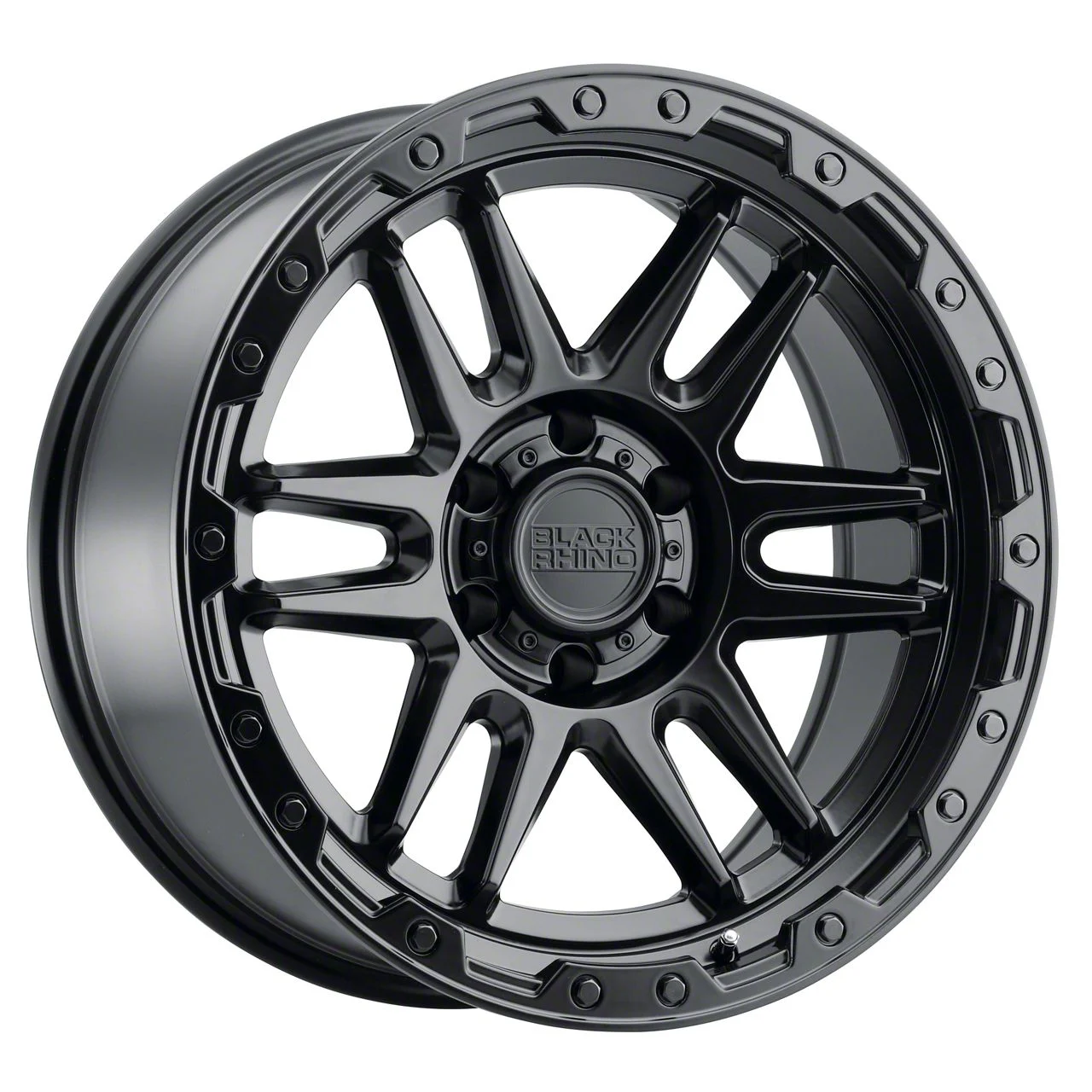 Black Rhino Apache Matte Black with Black Bolts 6-Lug Wheel; 20x9; 12mm Offset (19-26 Silverado 1500)