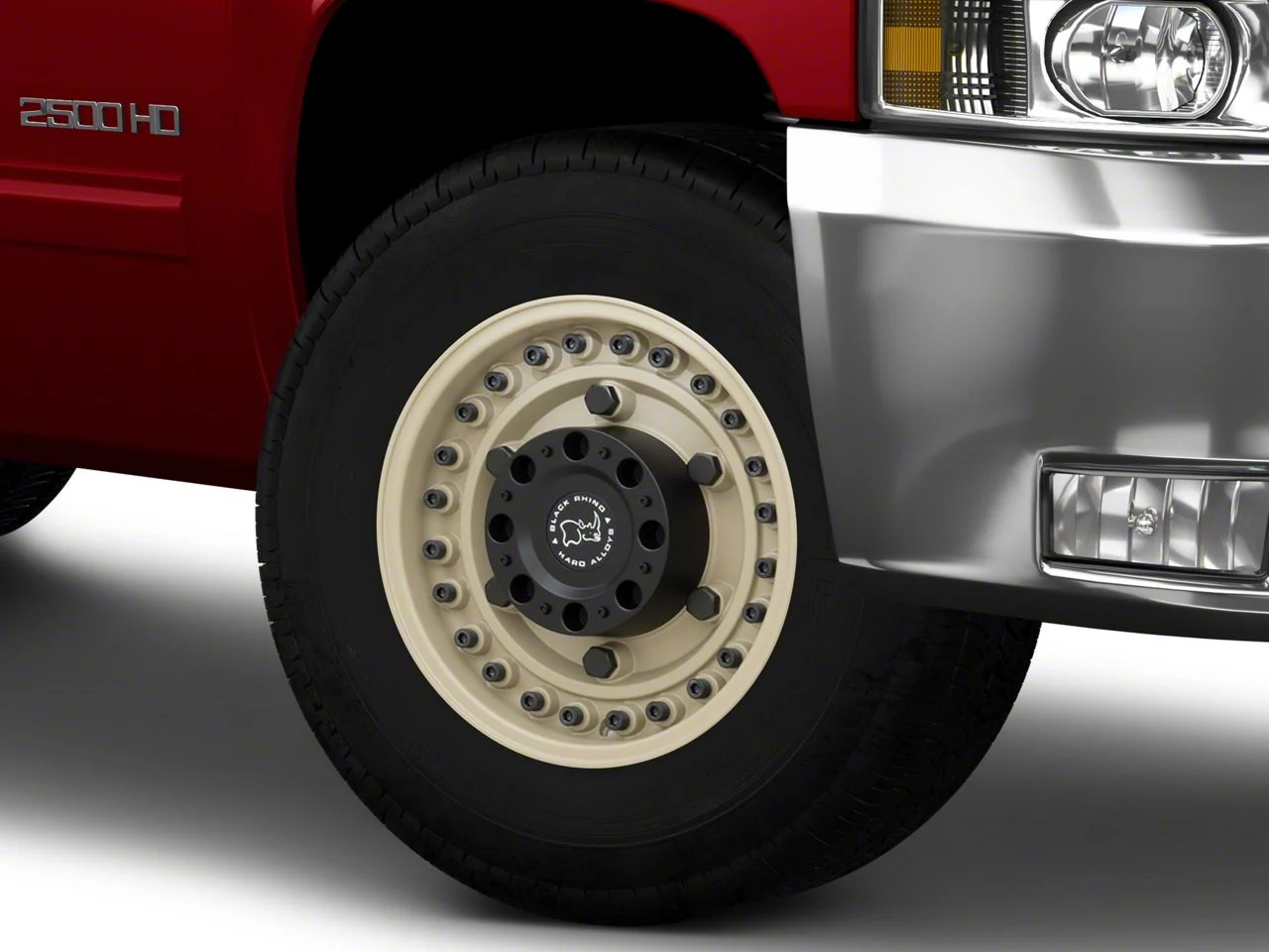 Black Rhino Armory Desert Sand 8-Lug Wheel; 17x9.5; -18mm Offset (07-10 Silverado 3500 HD SRW)