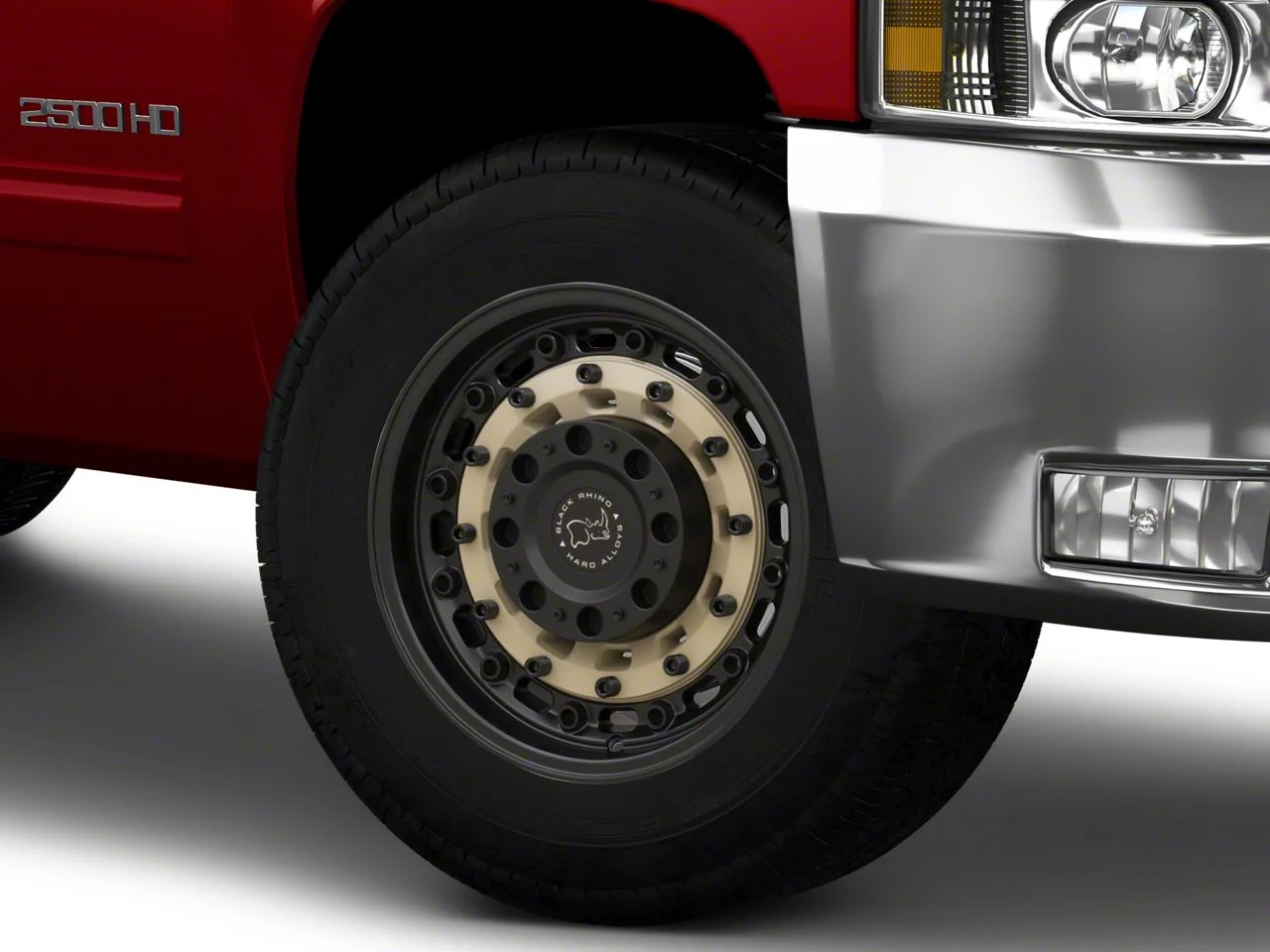 Black Rhino Arsenal Sand on Black 8-Lug Wheel; 18x9.5; -18mm Offset (07-10 Silverado 3500 HD SRW)
