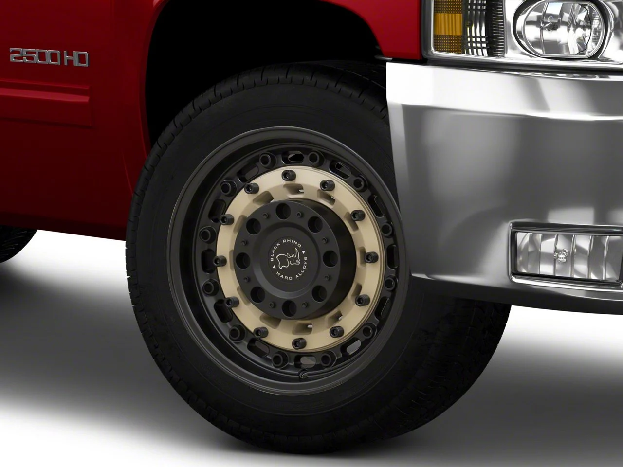 Black Rhino Arsenal Sand on Black 8-Lug Wheel; 20x9.5; -18mm Offset (07-10 Silverado 3500 HD SRW)