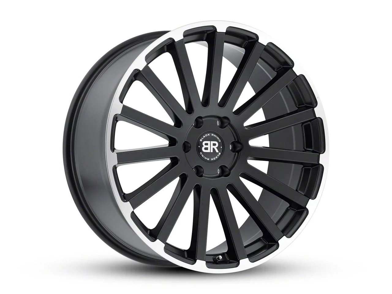 Black Rhino Spear Matte Black Machined 6-Lug Wheel; 20x9; 15mm Offset (19-26 Sierra 1500)