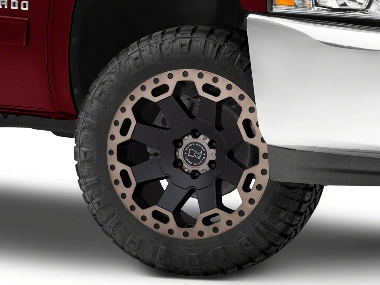 Black Rhino Warlord Matte Black with Machined Dark Tint Lip 6-Lug Wheel; 20x9; -12mm Offset (07-13 Silverado 1500)
