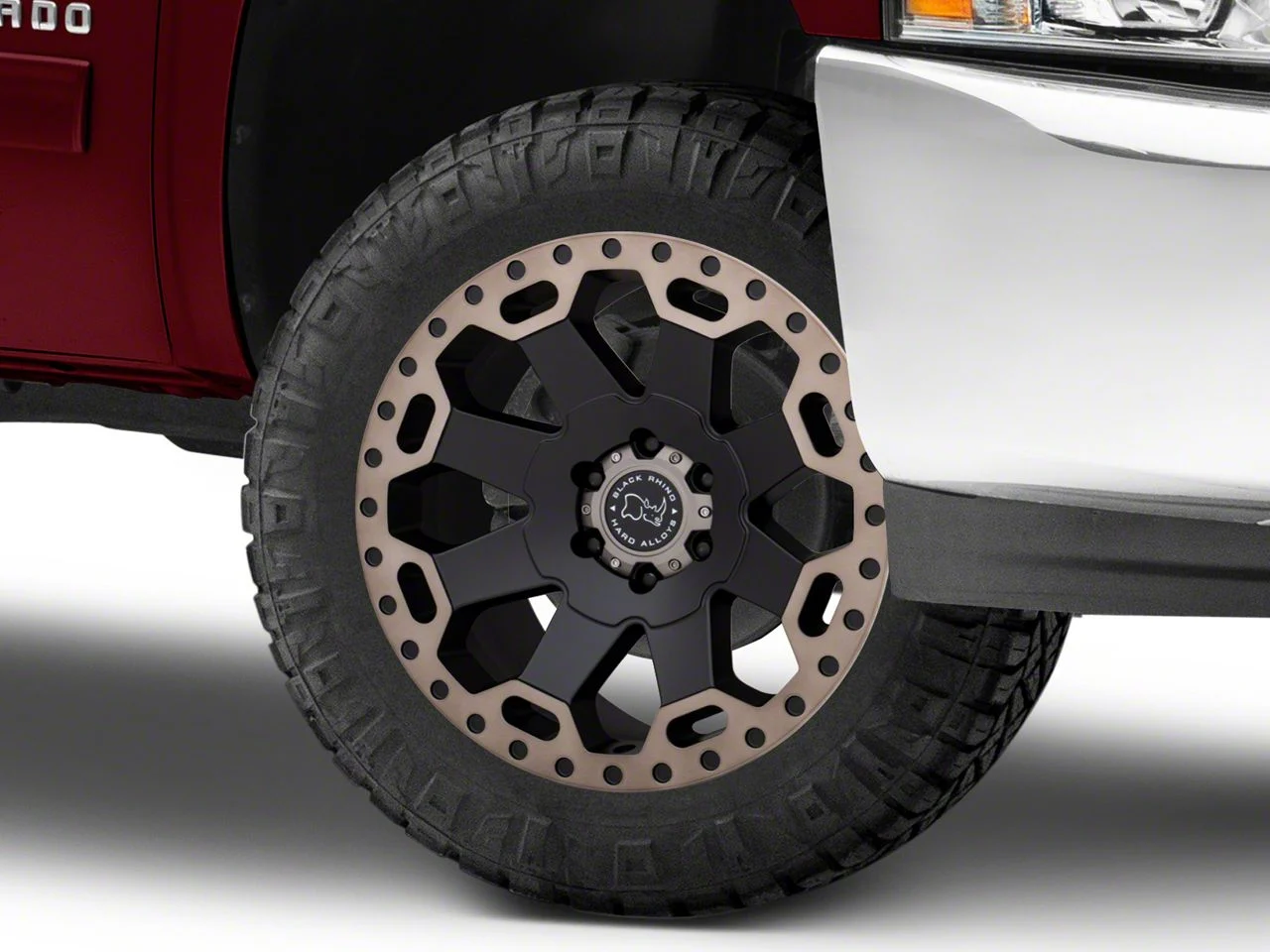 Black Rhino Warlord Matte Black with Machined Dark Tint Lip 6-Lug Wheel; 20x9; 12mm Offset (07-13 Silverado 1500)