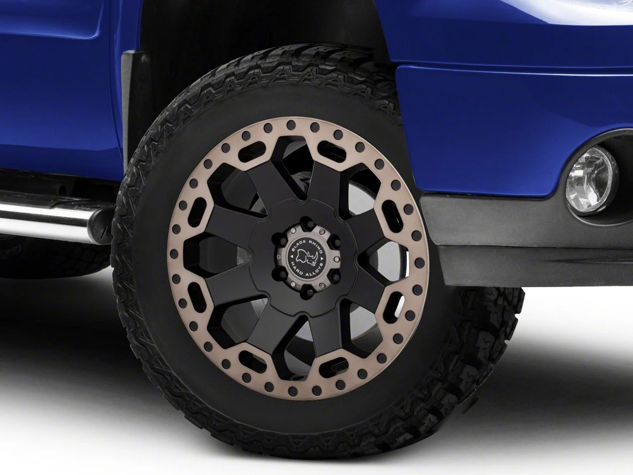 Black Rhino Warlord Matte Black with Machined Dark Tint Lip 6-Lug Wheel; 20x9; 12mm Offset (07-13 Sierra 1500)