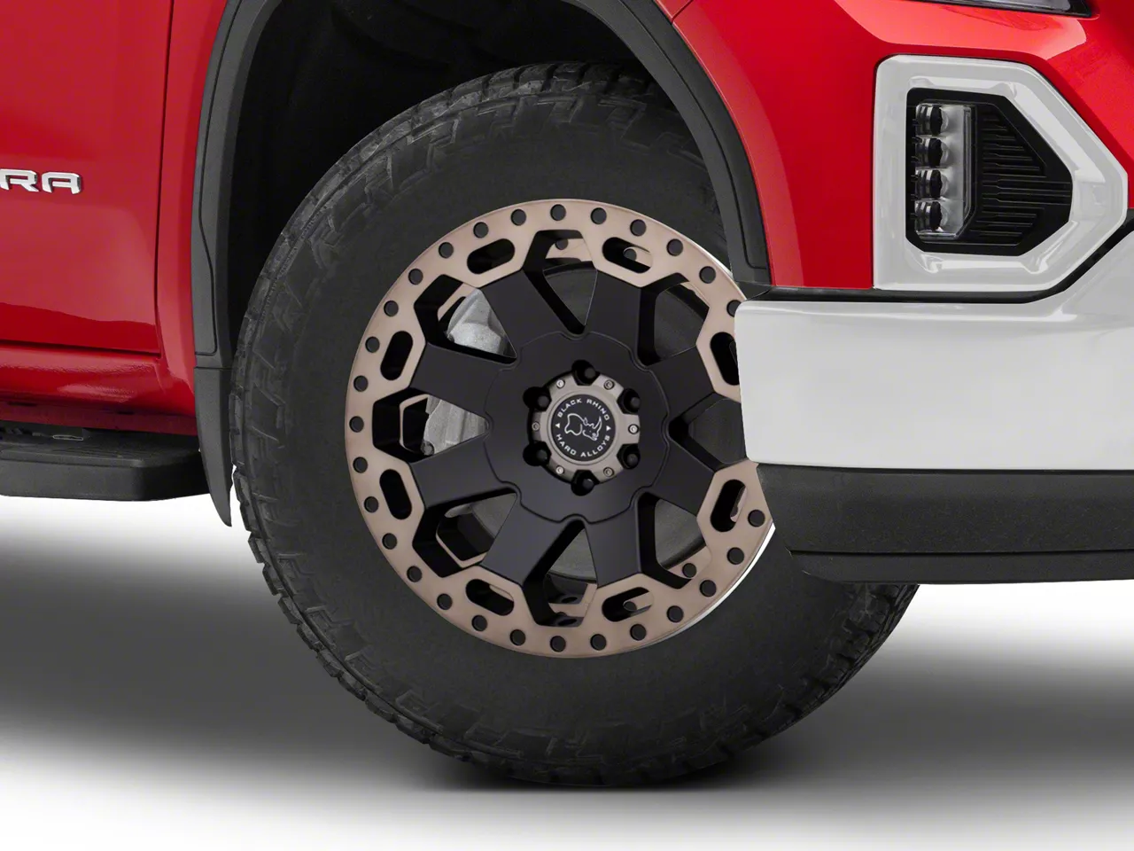 Black Rhino Warlord Matte Black with Machined Dark Tint Lip 6-Lug Wheel; 20x9; 12mm Offset (19-26 Sierra 1500)