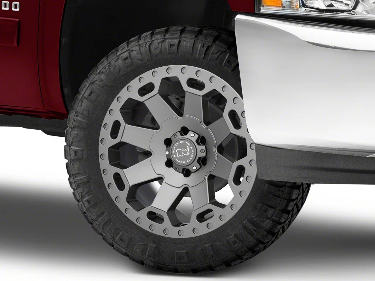 Black Rhino Warlord Matte Gunmetal 6-Lug Wheel; 20x9; 12mm Offset (07-13 Silverado 1500)