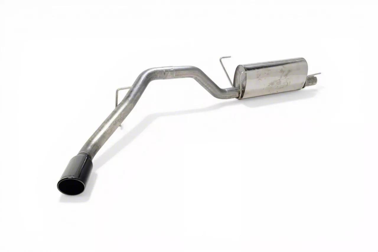 Borla S-Type Single Exhaust System with Black Chrome Tip; Side Exit (19-26 6.4L RAM 3500)