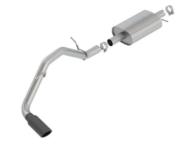 Borla S-Type Single Exhaust System with Black Chrome Tip; Side Exit (19-23 Ranger)