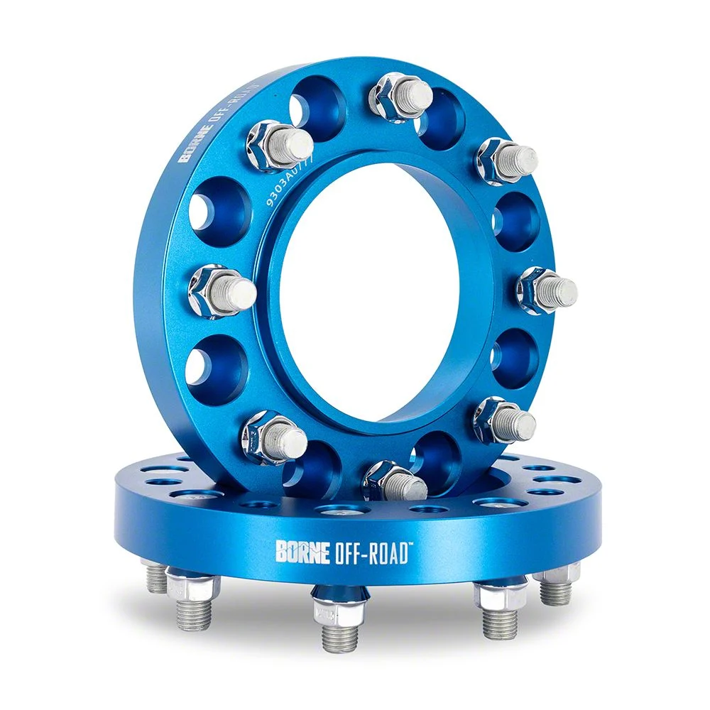 1.50-Inch Wheel Spacers; Blue (05-26 F-350 Super Duty)