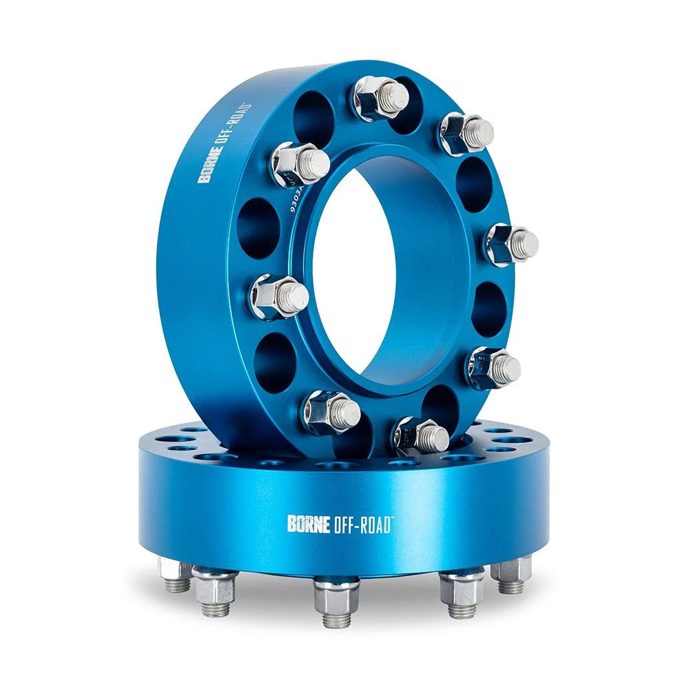 2-Inch Wheel Spacers; Blue (05-26 F-350 Super Duty)